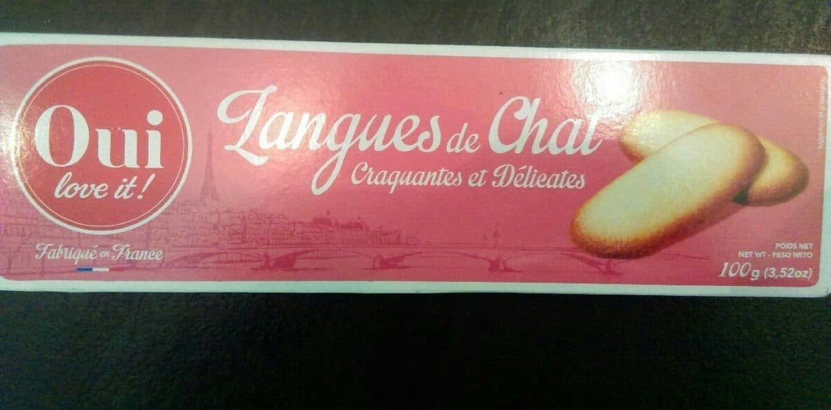 Oui Love It Langues de chat packshot