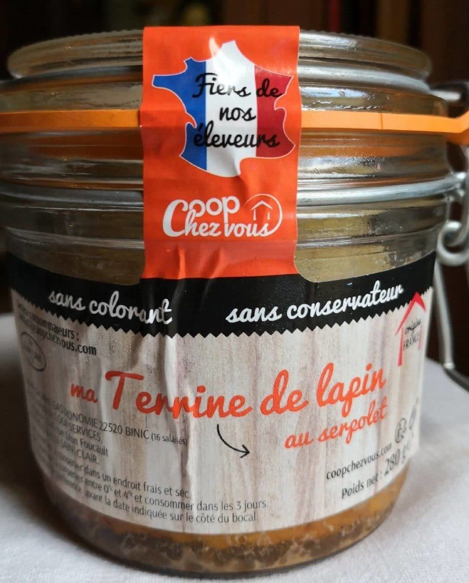 Coop Ma Terrine de lapin au Serpolet packshot