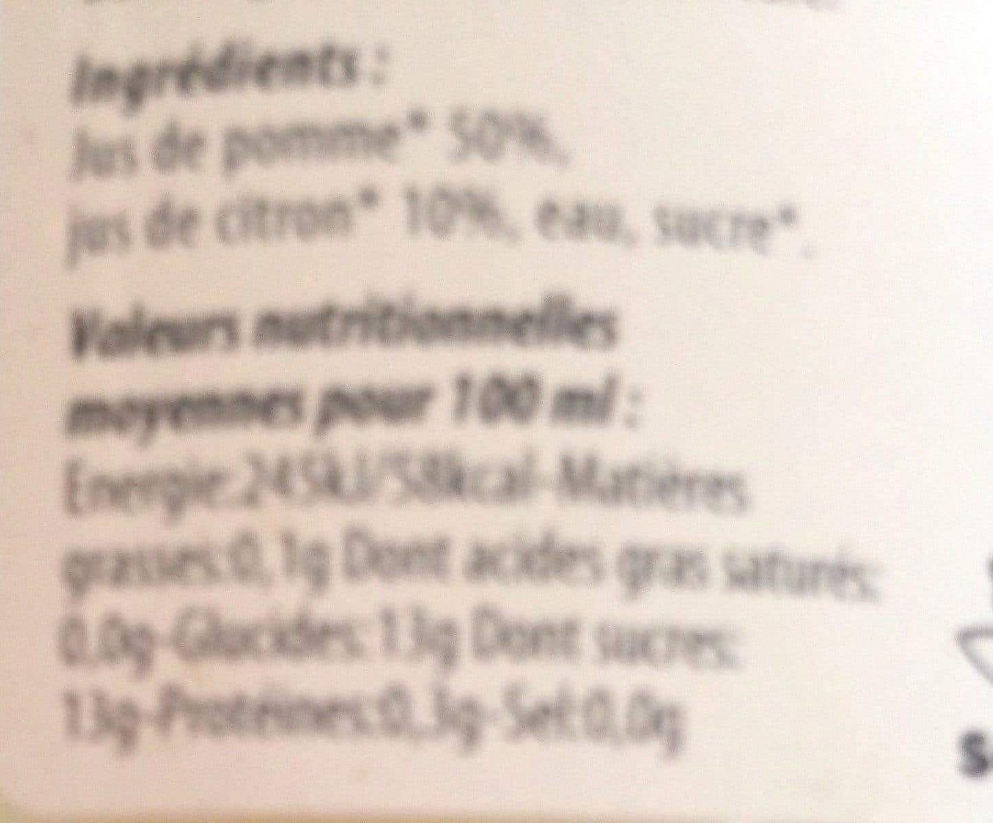Open Food Facts Necrar de Pomme Citron packshot