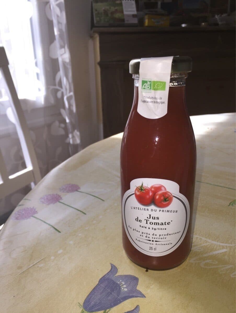 L'Atelier du Primeur Jus de tomate packshot
