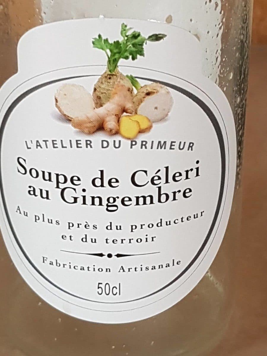 L'ATELIER DU PRIMEUR Soupe de céleri au Gingembre packshot