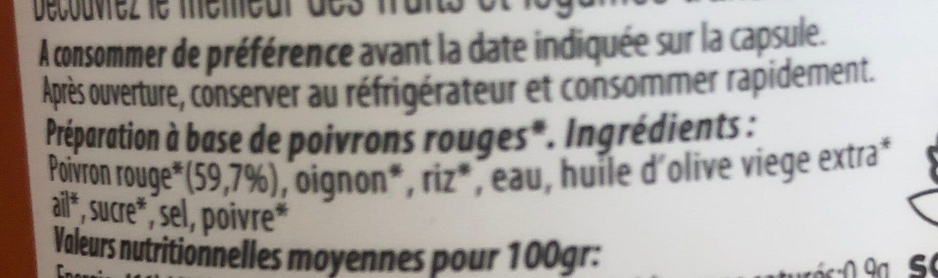 Open Food Facts Tartinade de poivron rouge packshot