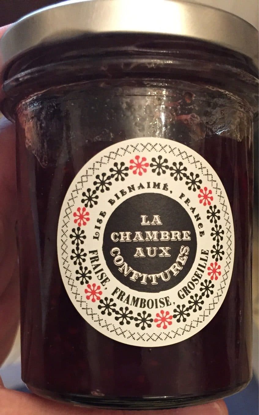 La Chambre Aux Confitures Confiture fraise framboise groseille packshot