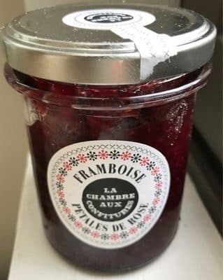 La Chambre Aux Confitures Confiture framboise pétales de rose packshot