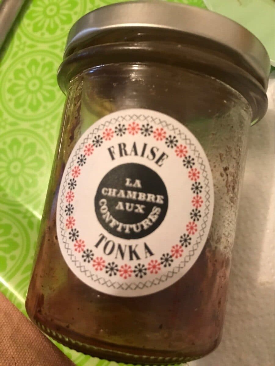 La Chambre aux Confitures Confiture fraise tonka packshot