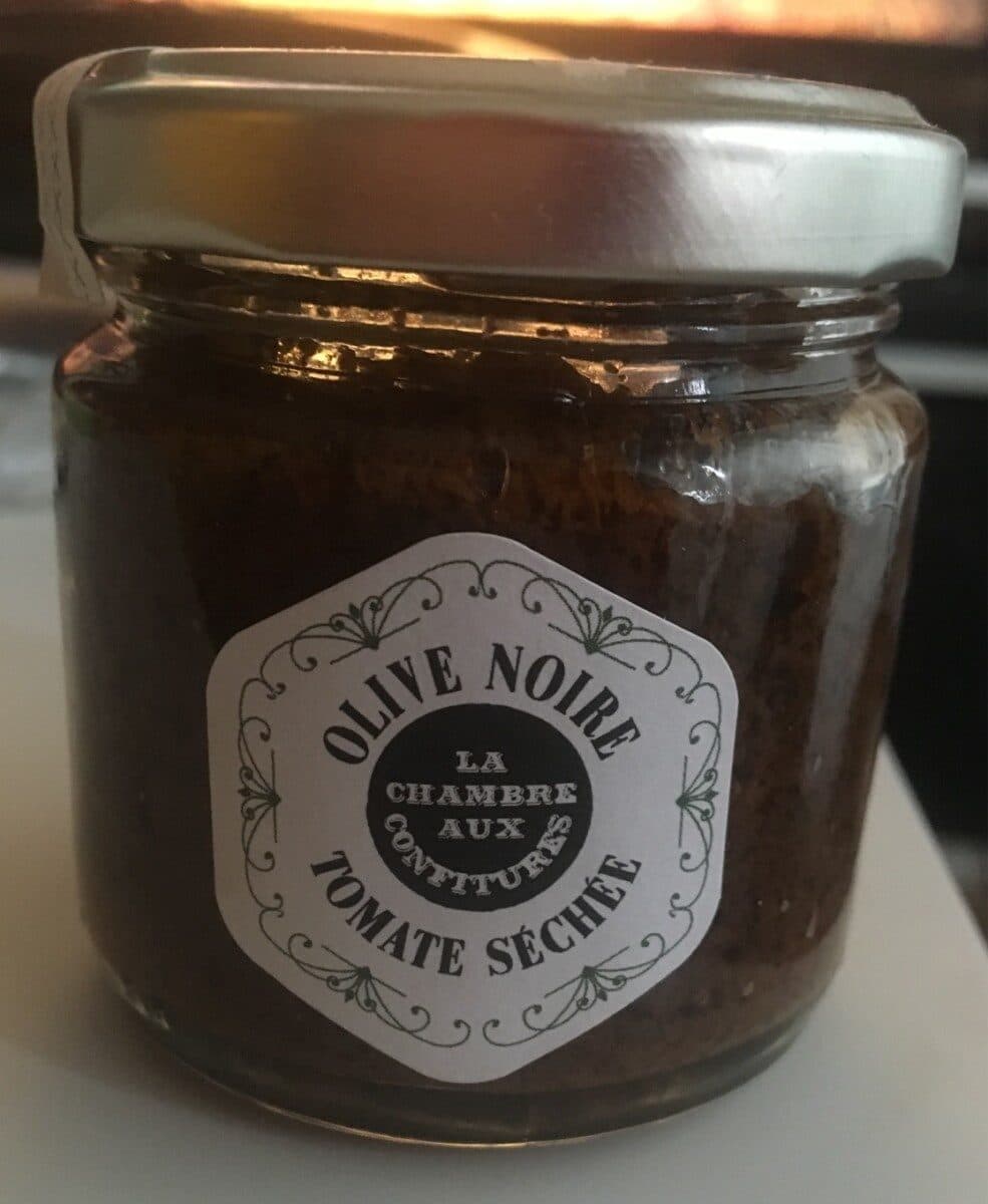 La Chambre aux Confitures Olive noire tomate séché packshot