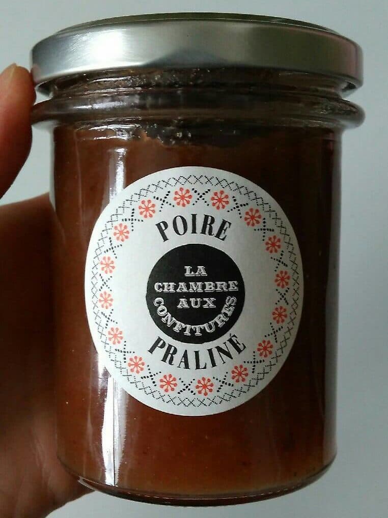 La Chambre Aux Confitures Confiture poire praliné packshot
