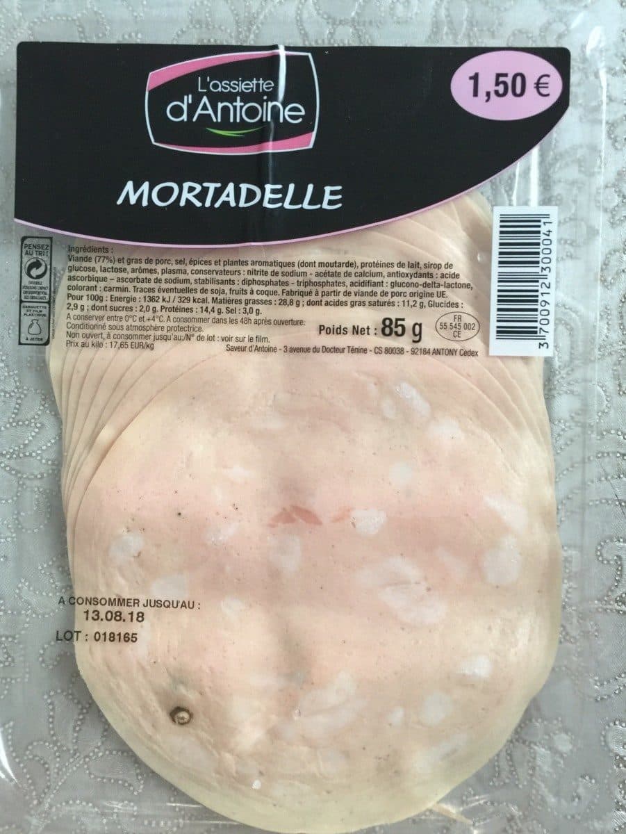 L'assiette d'Antoine Mortadelle packshot