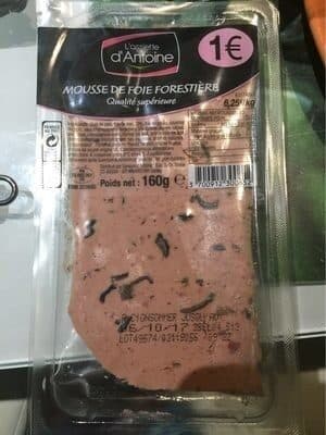 L'assiette D'Antoine Mousse de foie forestière packshot