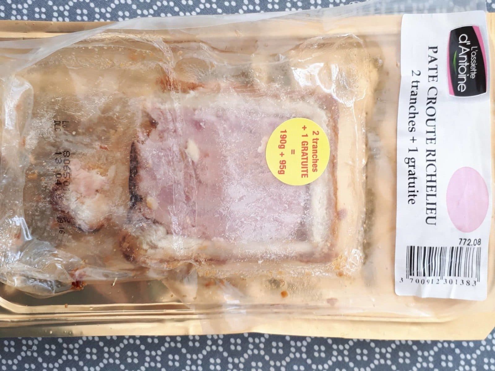 L'assiette d'Antoine Pâte croute Richelieu packshot