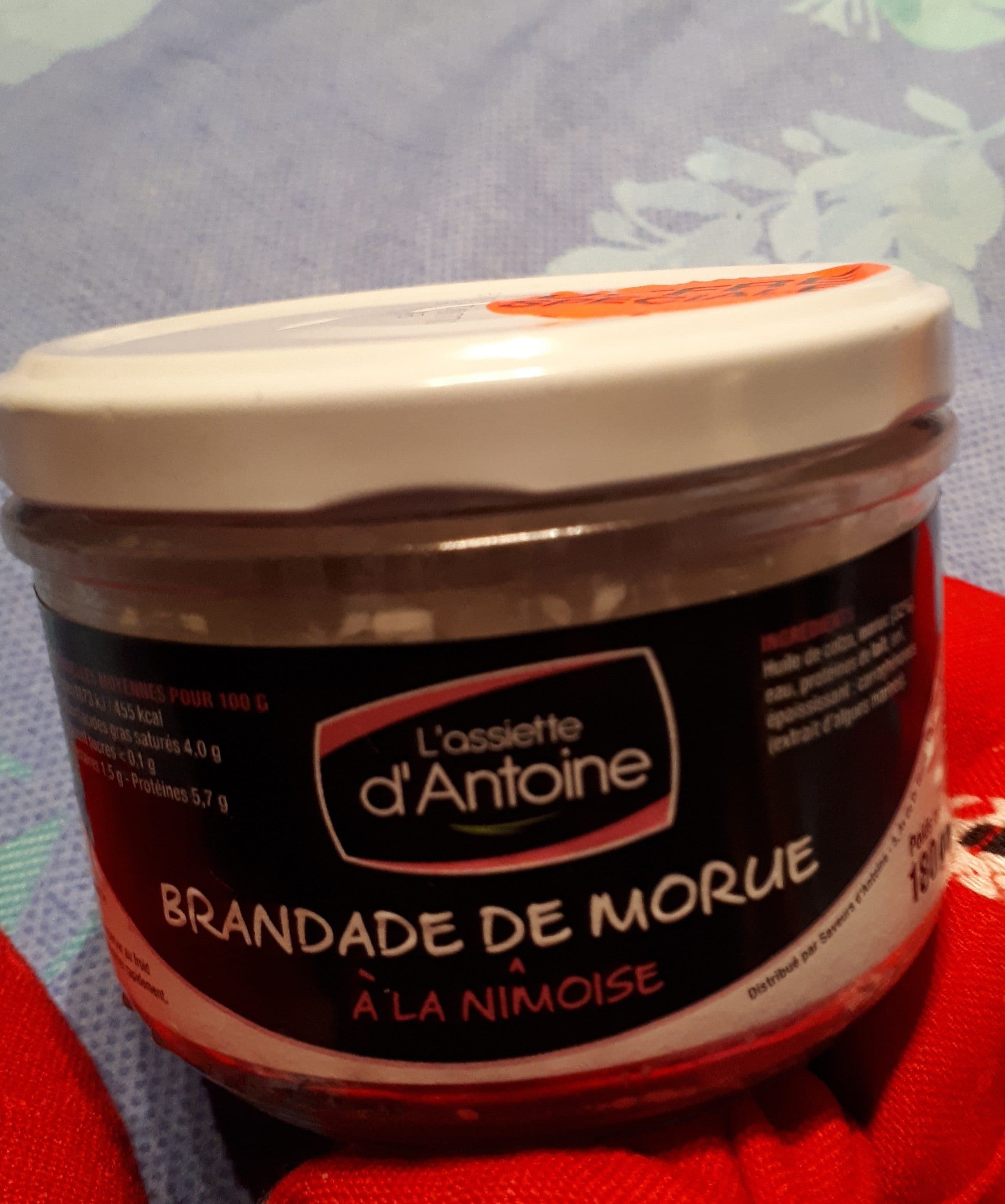 L'assiette d'Antoine Brandade de morue à la nimoise packshot