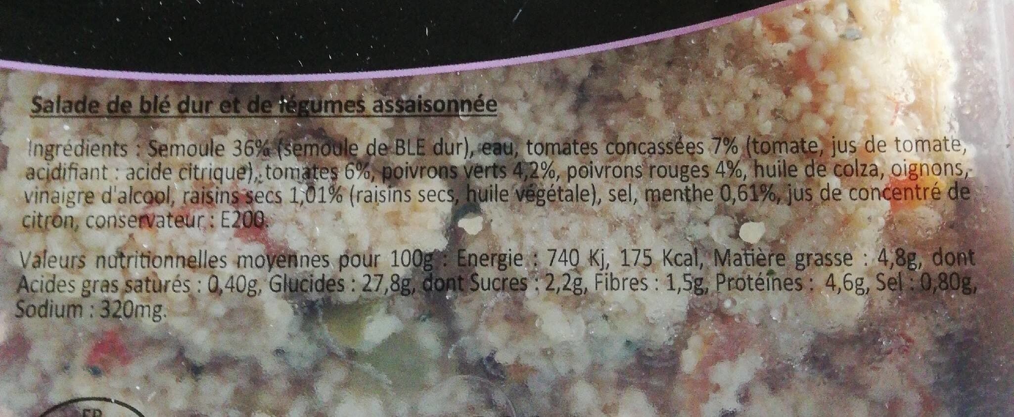 L'assiette d'Antoine Taboule a l'orientale packshot