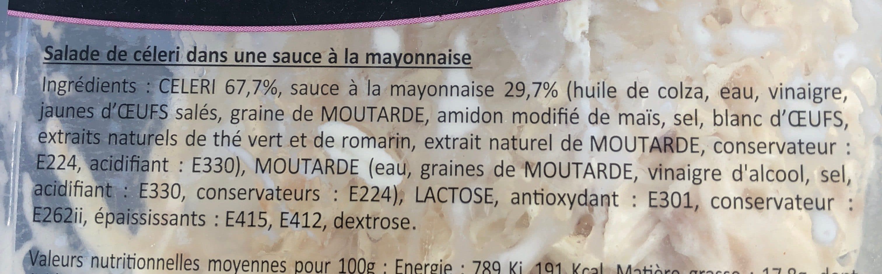 L'assiette d'Antoine Celeri frais remoulade packshot