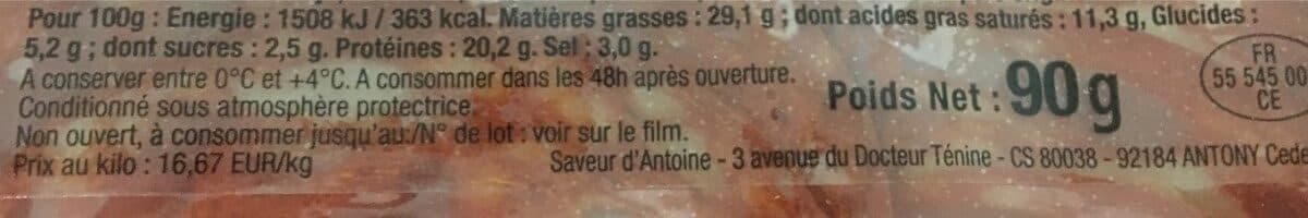 L'assiette d'Antoine Chorizo Cular packshot