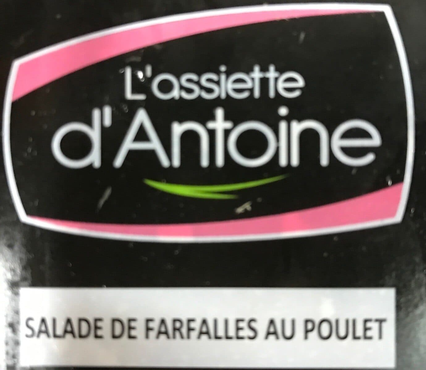 L'Assiette d'Antoine Salade de farfalles au poulet packshot