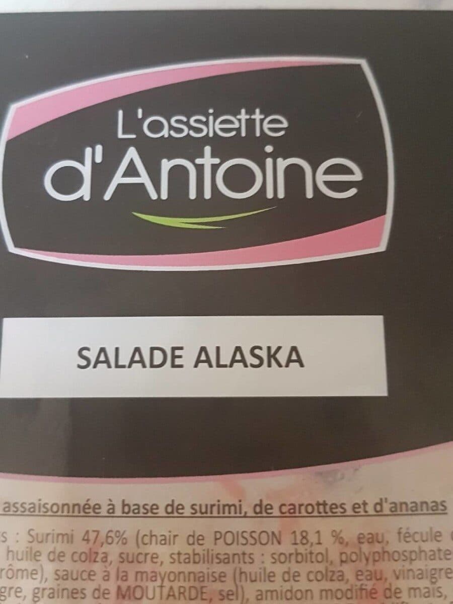 L'assiette d'Antoine Salade alaska packshot