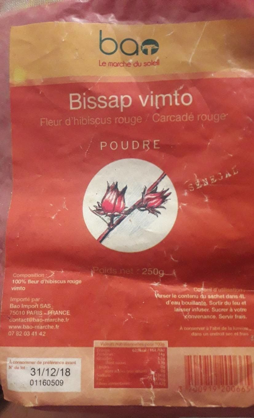BAO Le Marche Du Soleil Bissap Vimto Poudre packshot