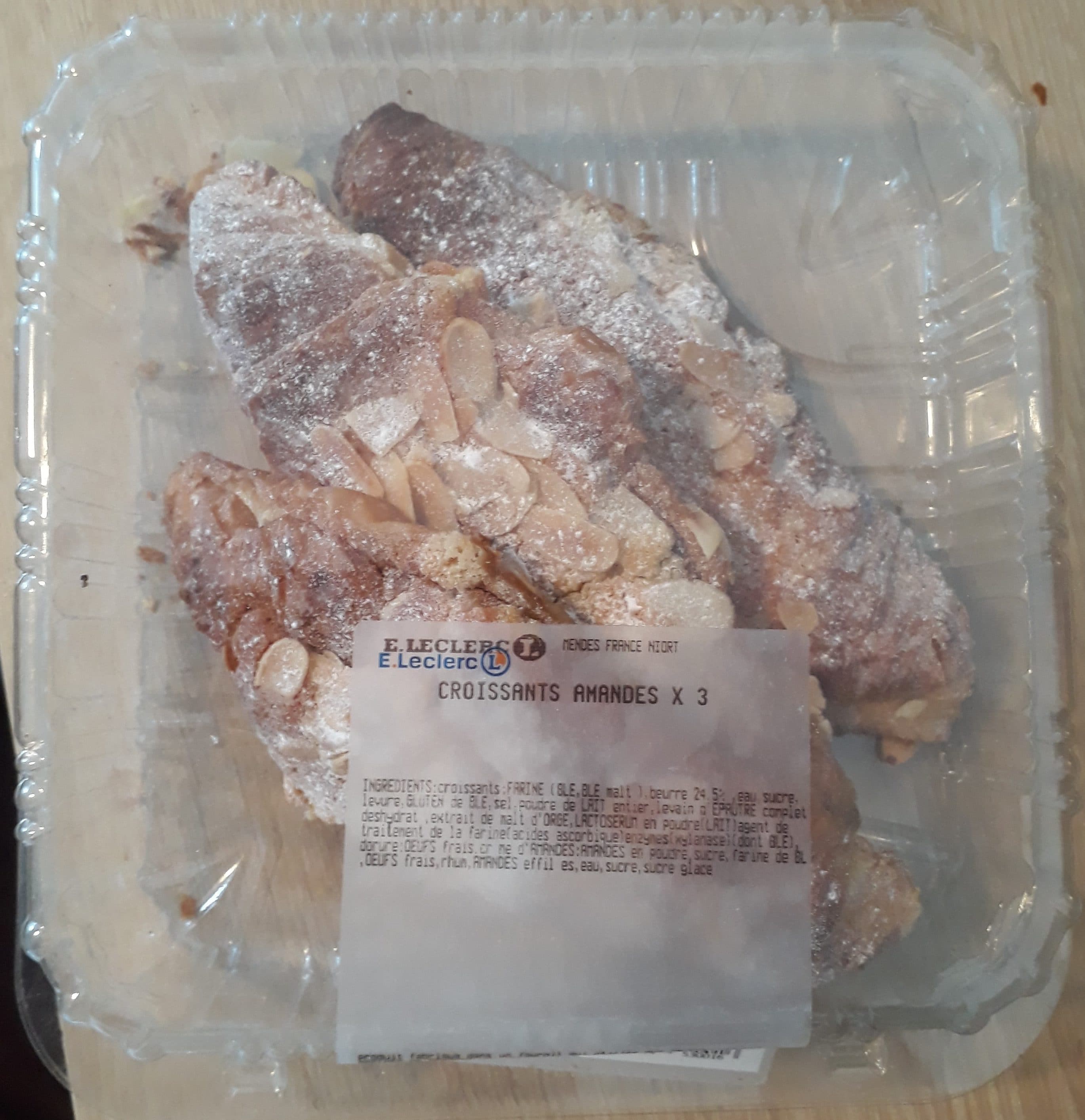 Leclerc Croissants amandes packshot
