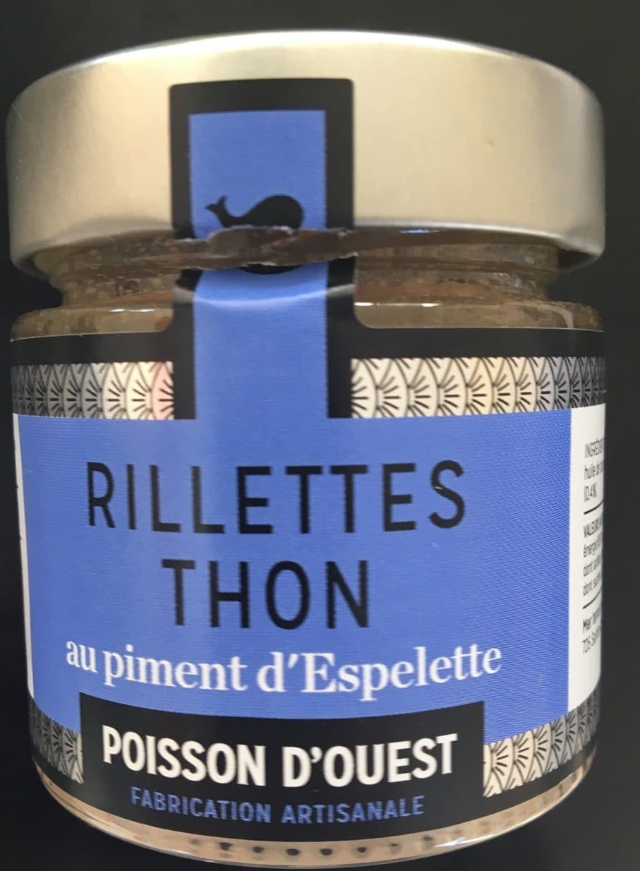 Poisson D’ouest Rillettes Thon au Piment d’Espelette packshot