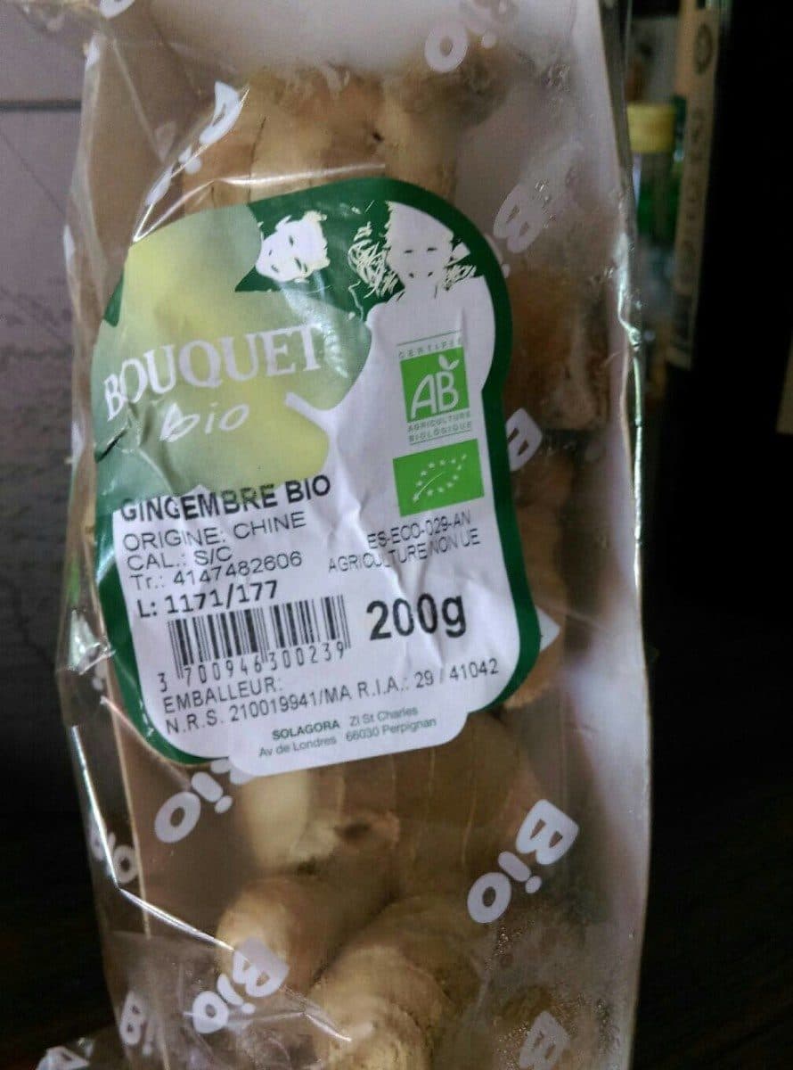 Open Food Facts Gingembre bio packshot