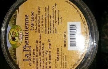 Cap 2000 Olives noires packshot