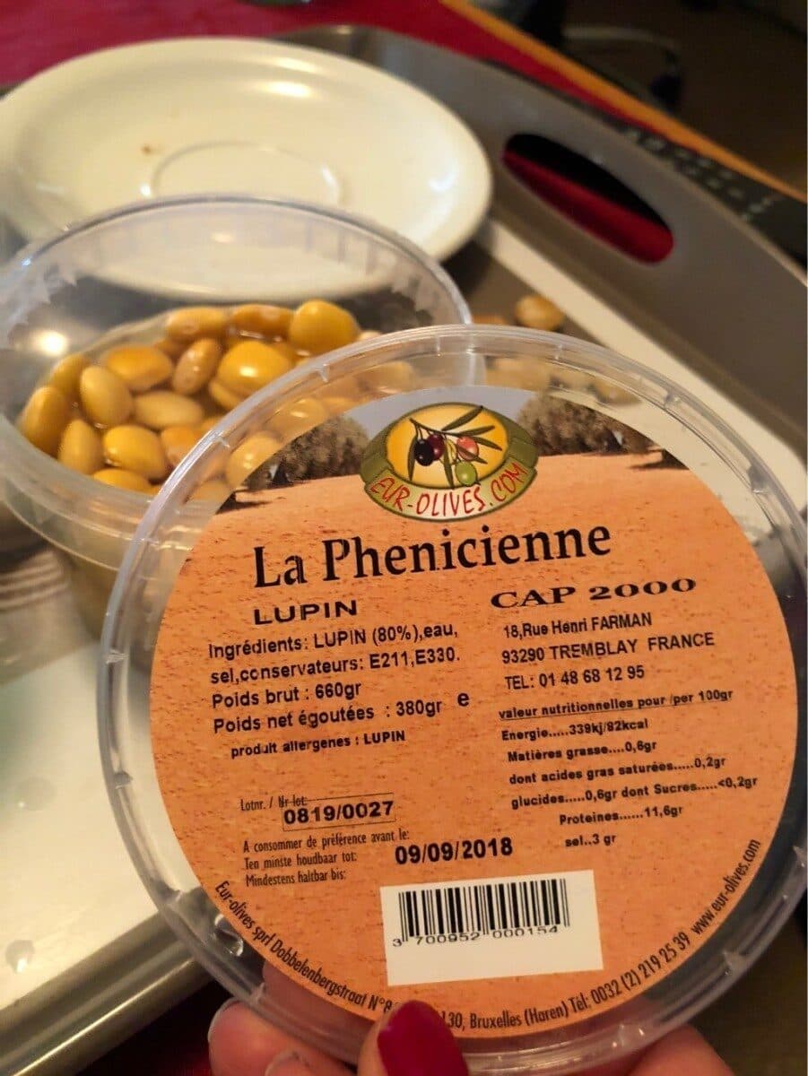 Open Food Facts Graines de lupin packshot