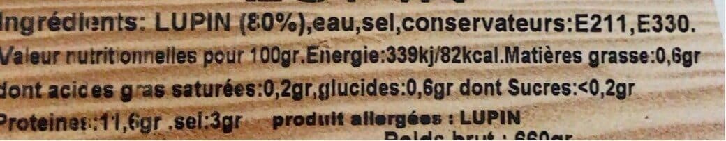 Open Food Facts Graines de lupin packshot