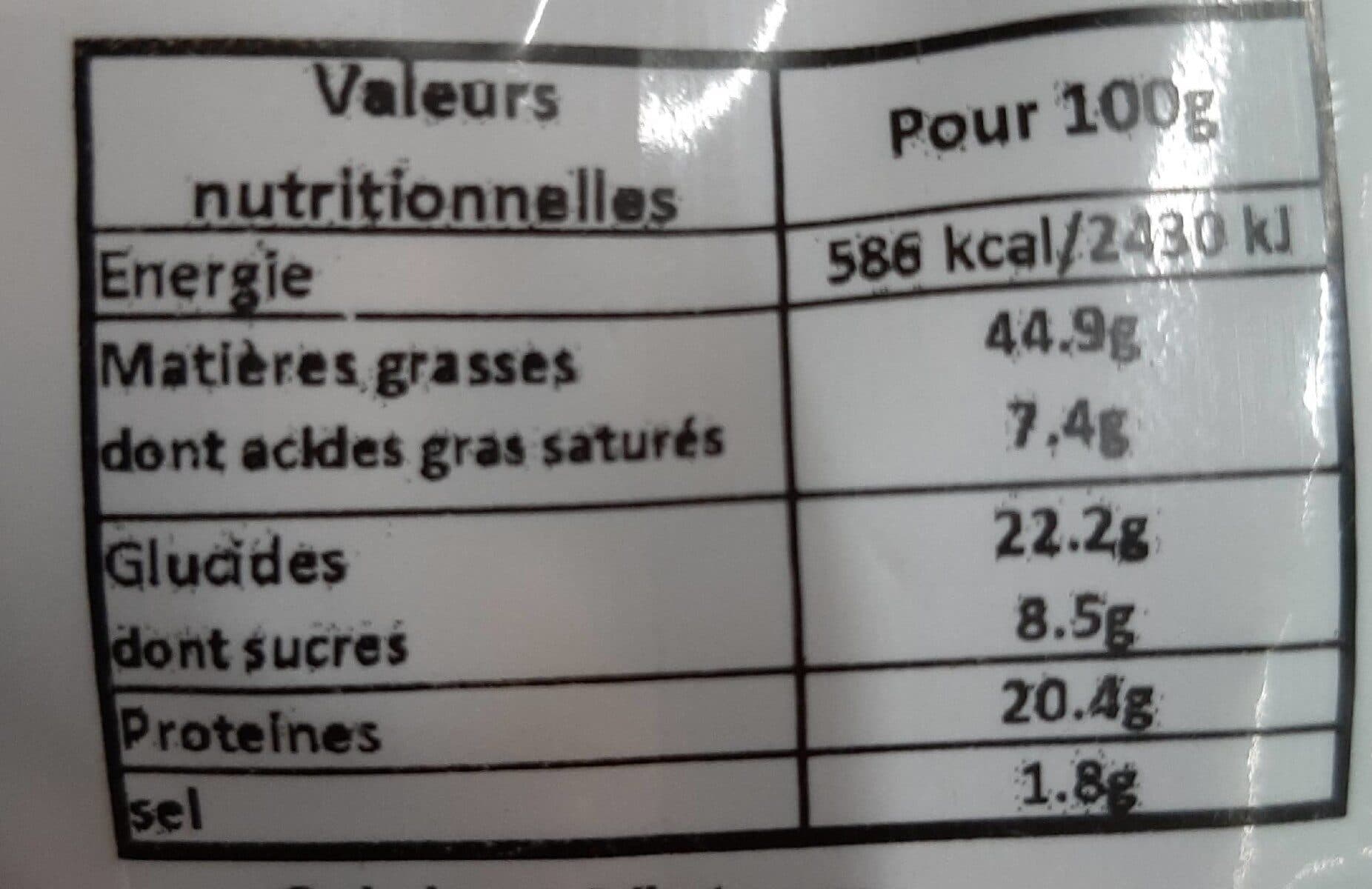 Open Food Facts Noix de cajou grillées salées packshot
