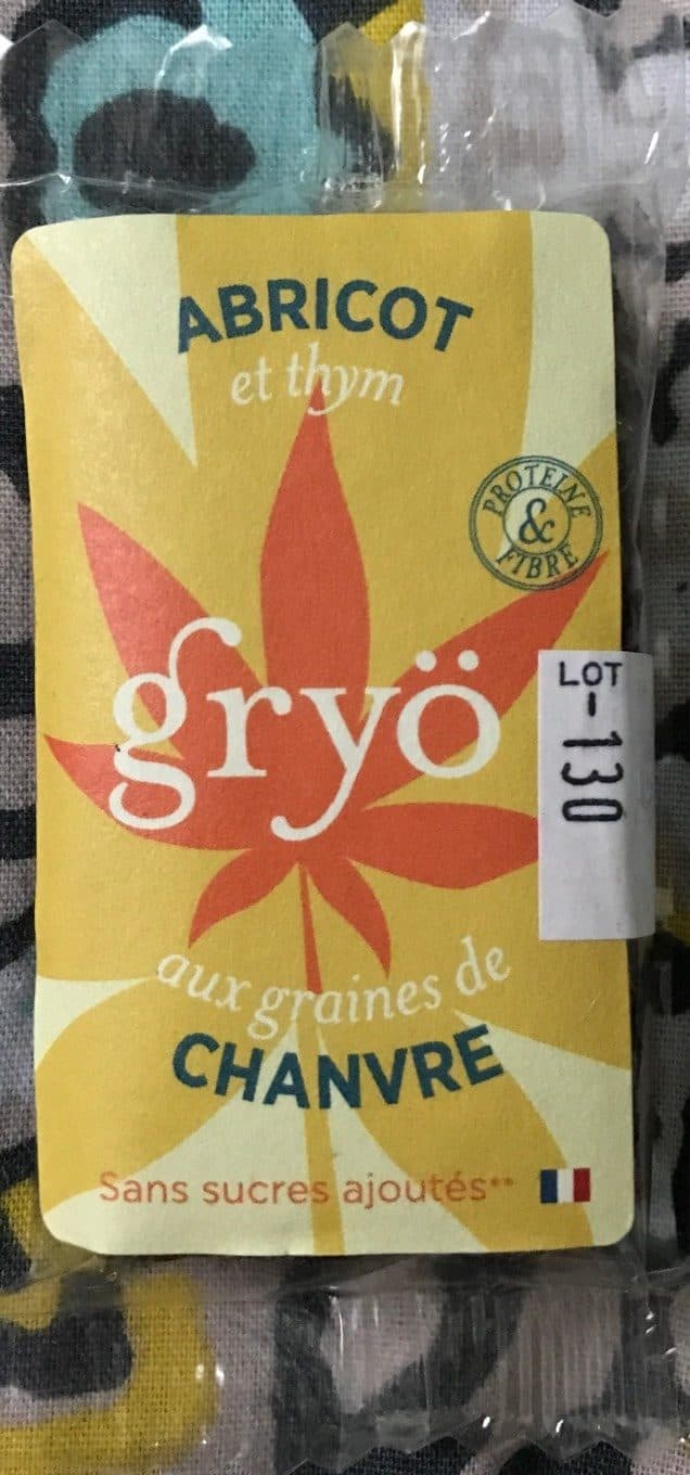 GRYÖ Abricot Et thym packshot