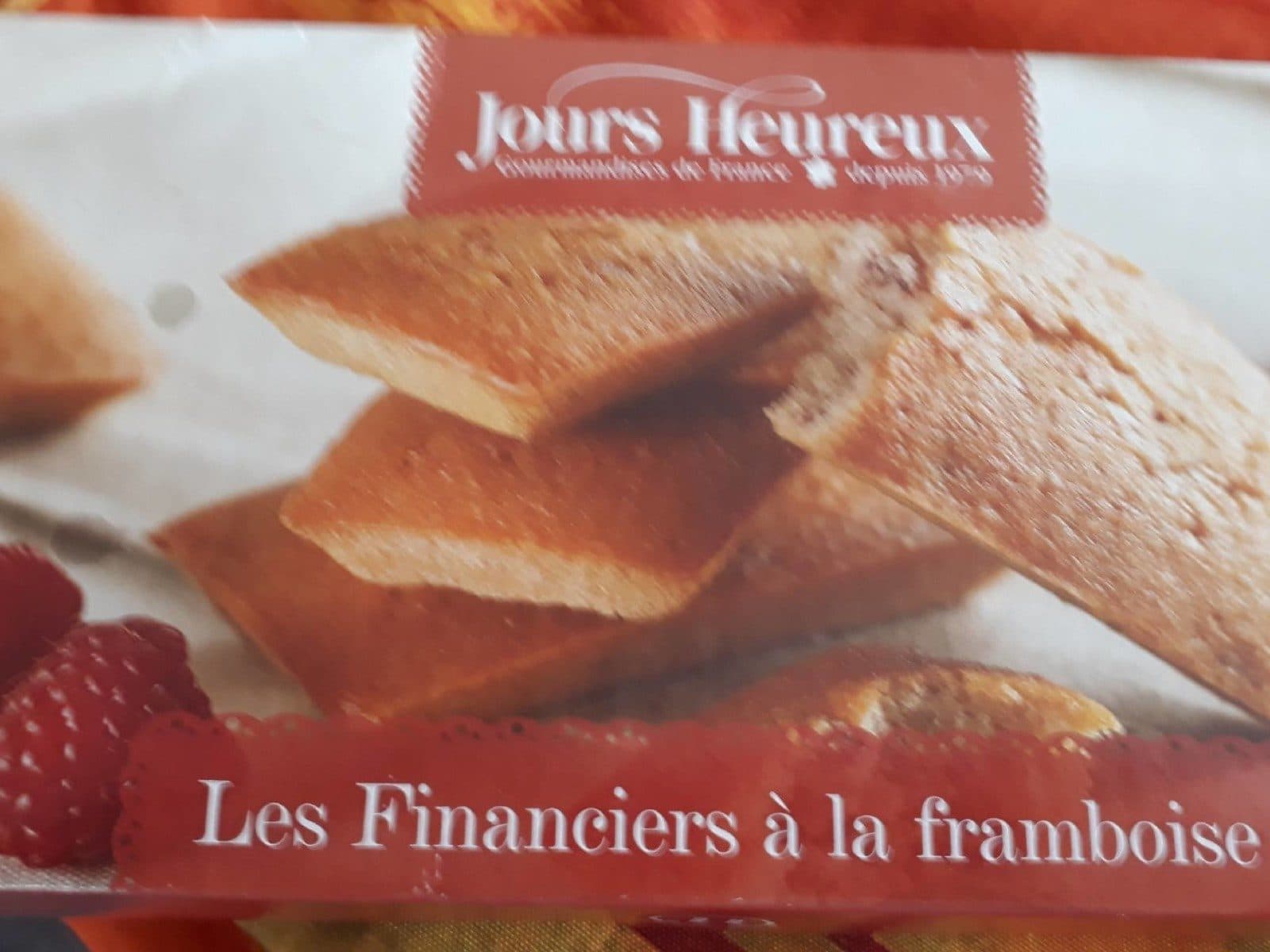 Jours Heureux Les financiers à la framboise packshot
