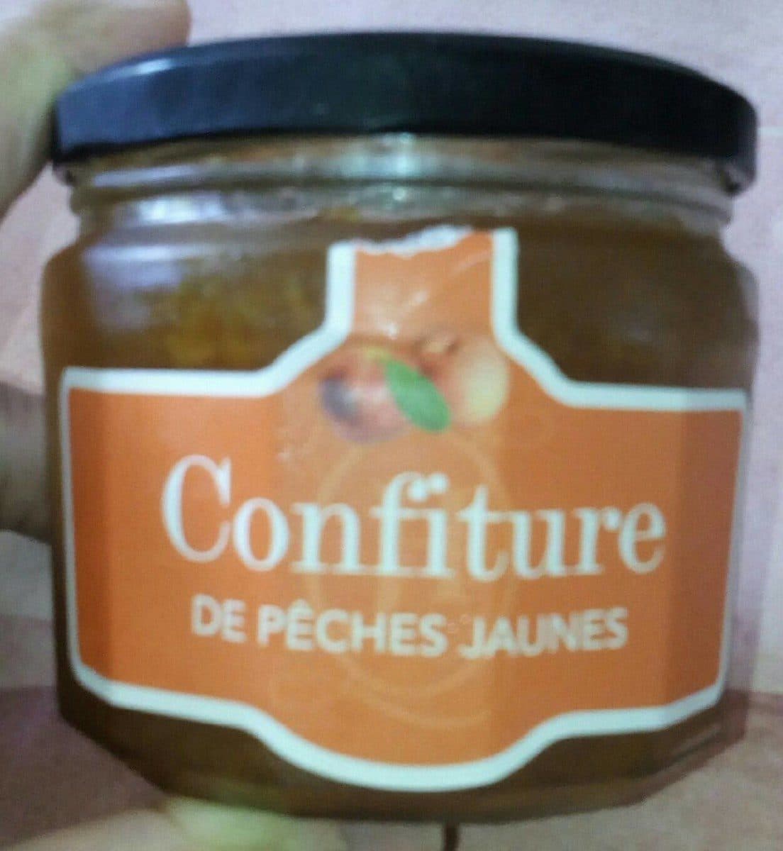 Open Food Facts Confiture pêches jaunes packshot