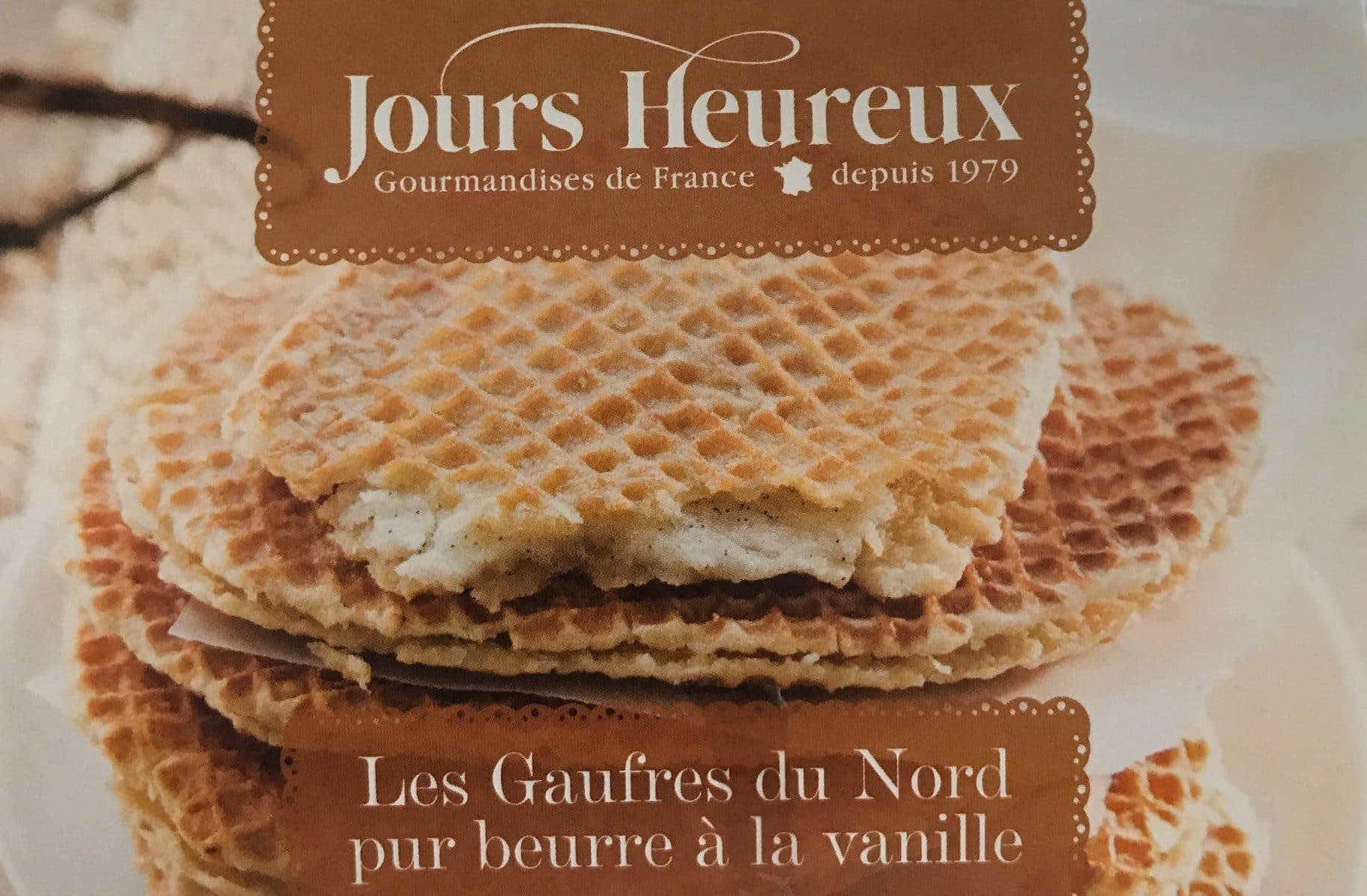 Jours heureux Les Gaufres du Nord Pur Beurre à la Vanille packshot
