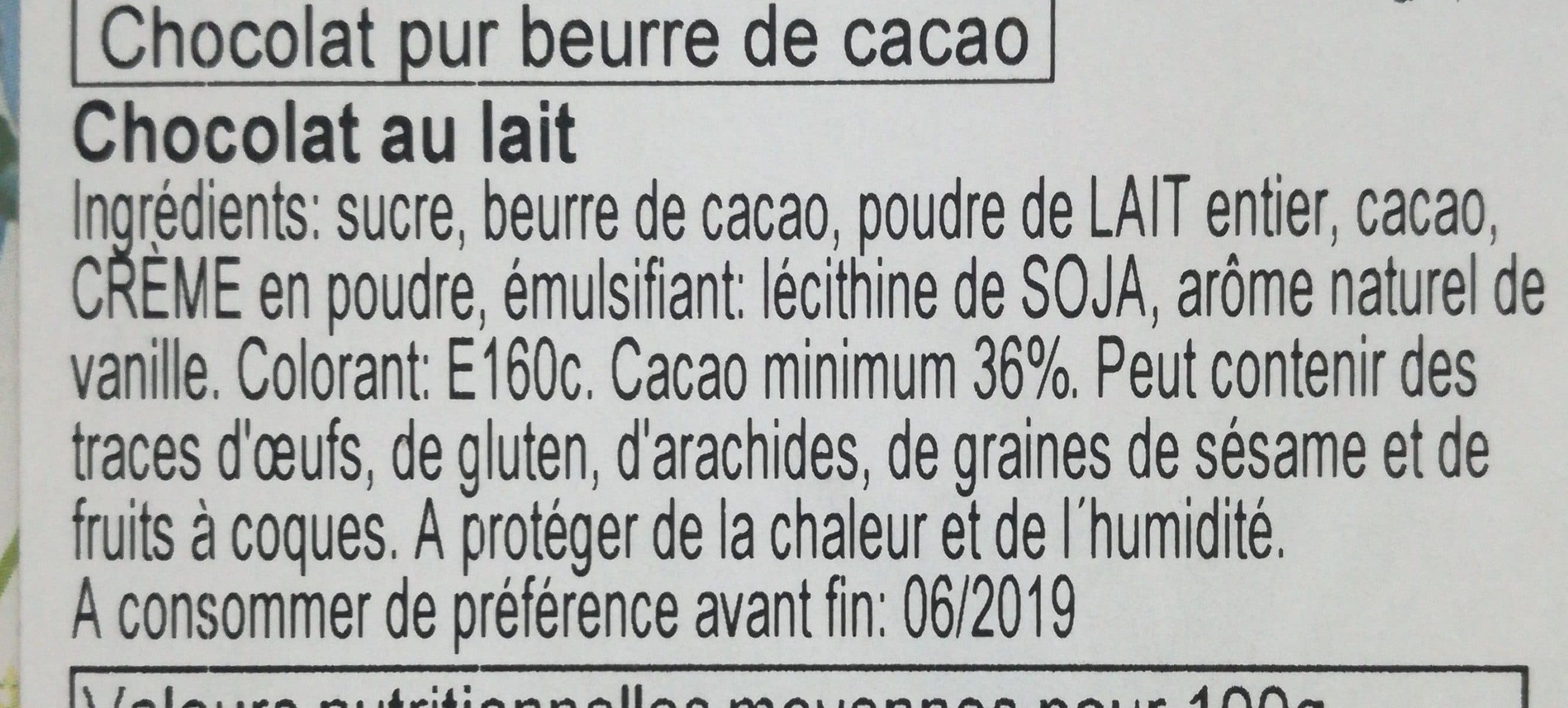 Open Food Facts Figures de pâques packshot