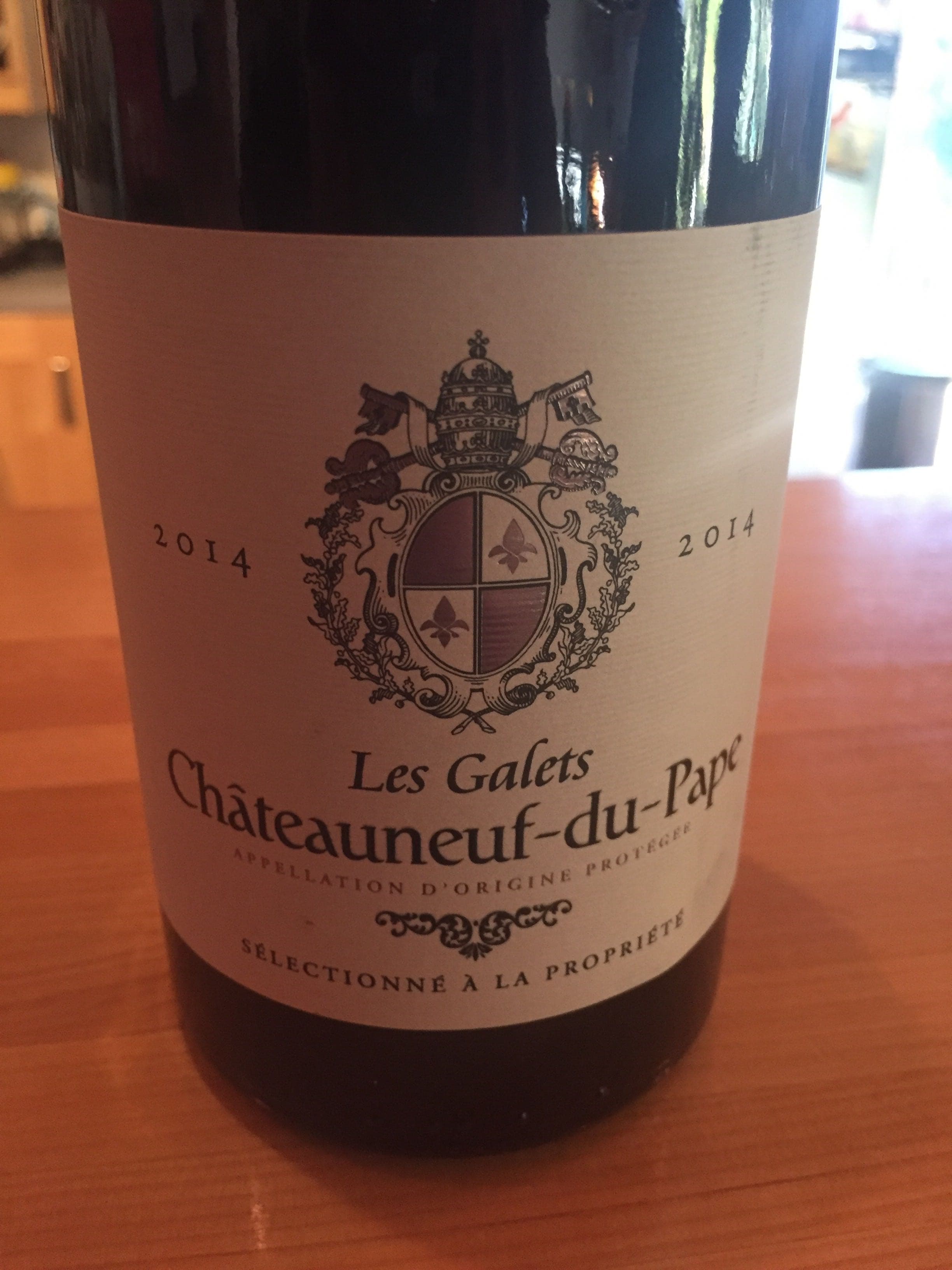 Les Galets Chateauneuf du Pape 2014 packshot