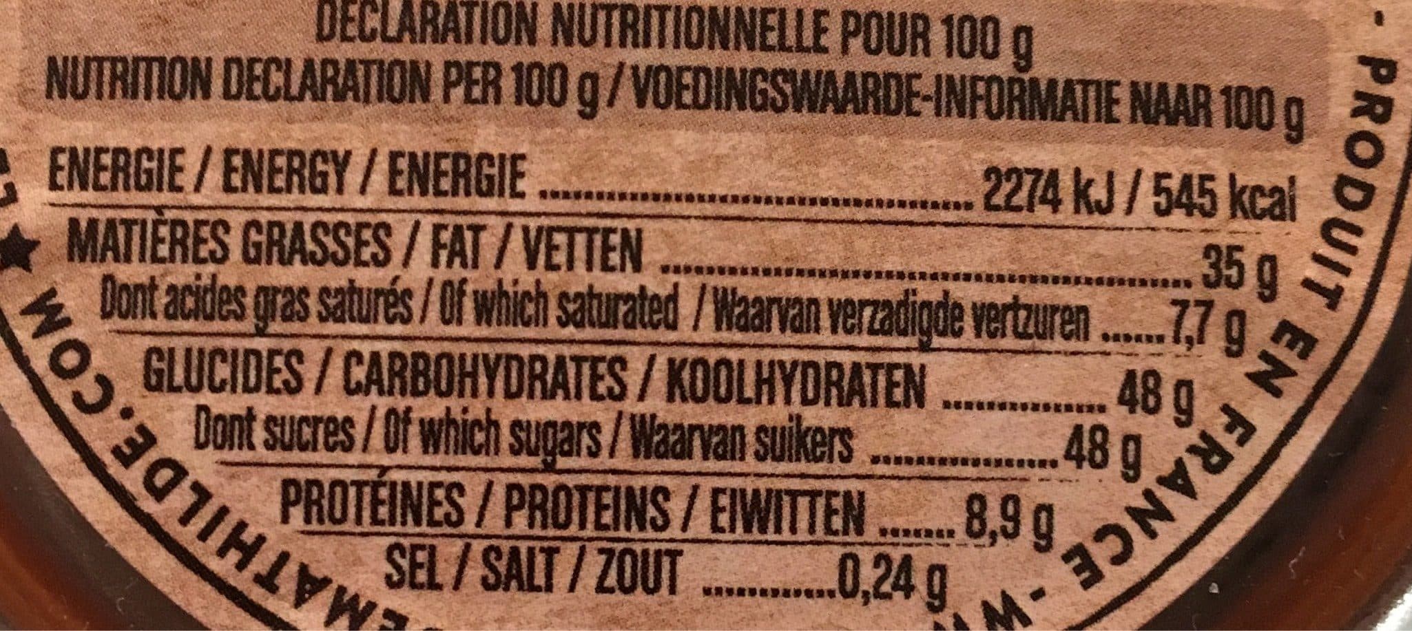 Le Comptoir de Mathilde Pâte à tartiner La Pralinaise packshot
