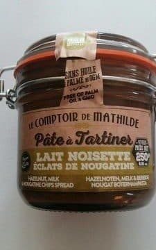 Le Comptoir De Mathilde Le Comptoir Milk Chocolate And Nougatine Chips Spread packshot