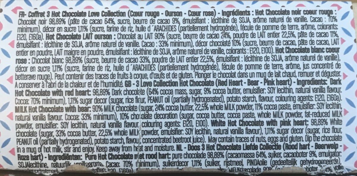 Le Comptoir de Mathilde Chocolat Noir, Blanc Et Au Lait Décorés packshot