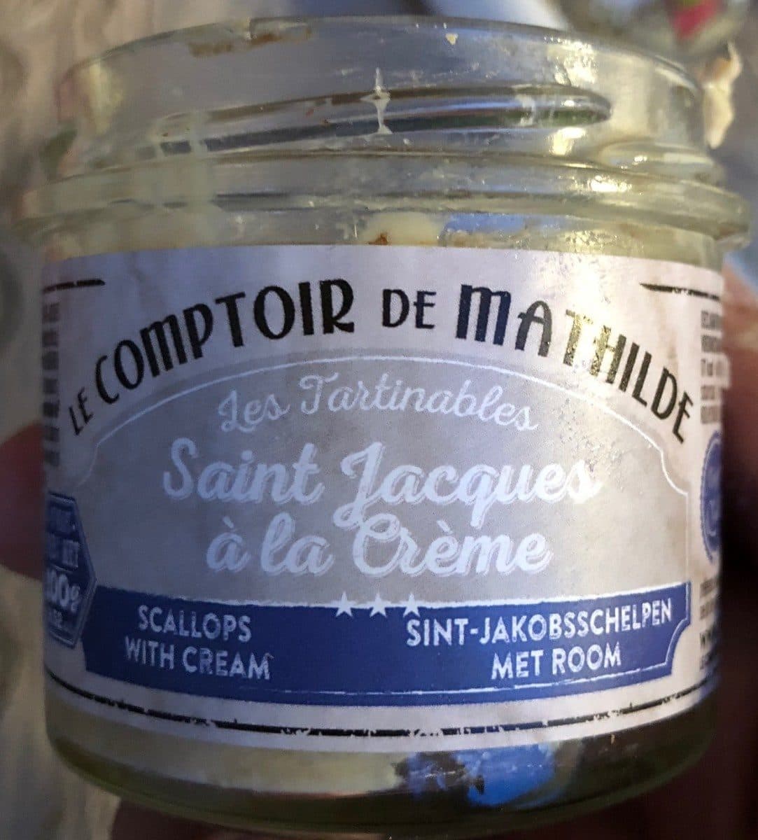 Le Comptoir de Mathilde Les Tartinables Saint Jacques à la Crème packshot