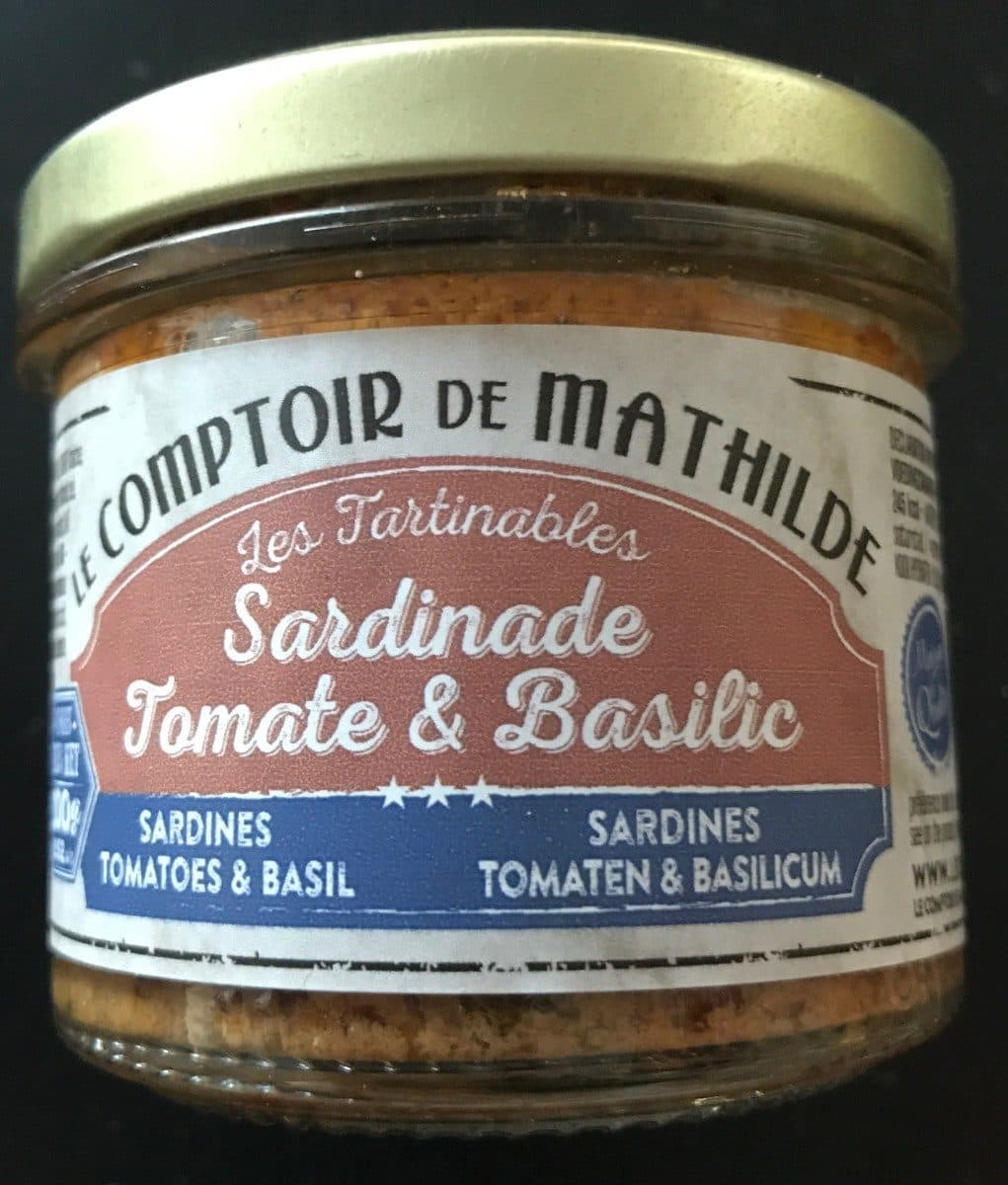 Le Comptoir de Mathilde Sardinade Tomate & Basilic packshot