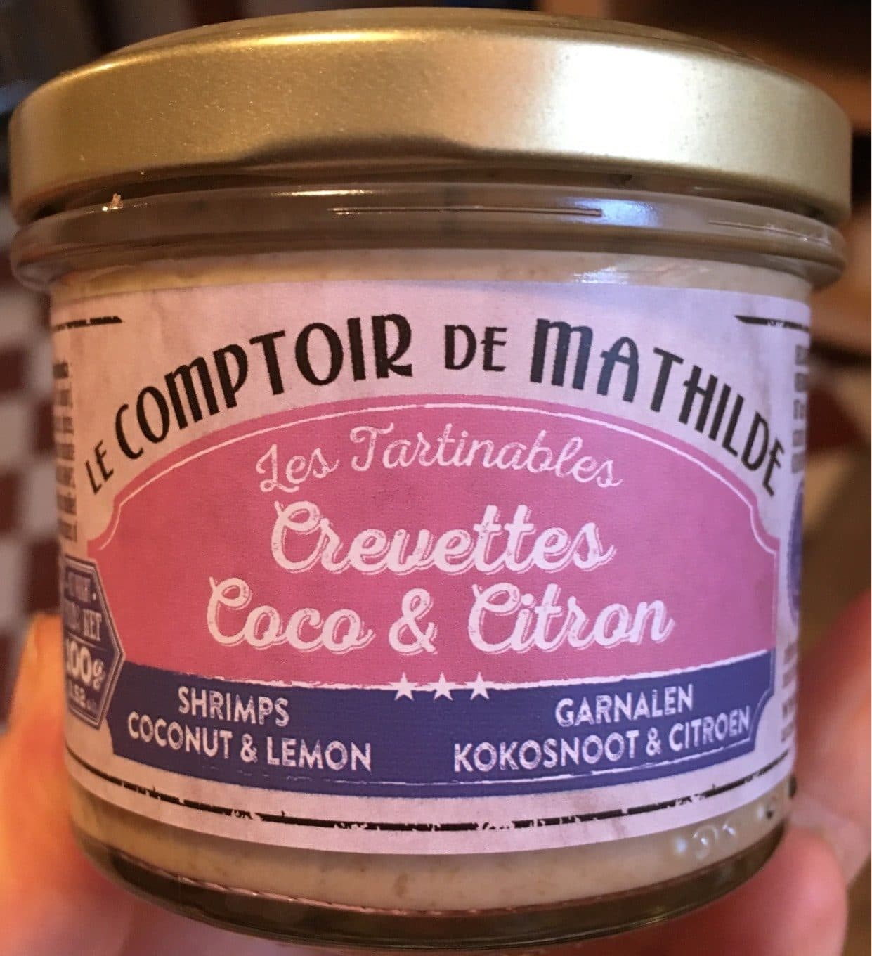Le Comptoir se Mathilde Les Tartinables Crevettes coco & citron packshot
