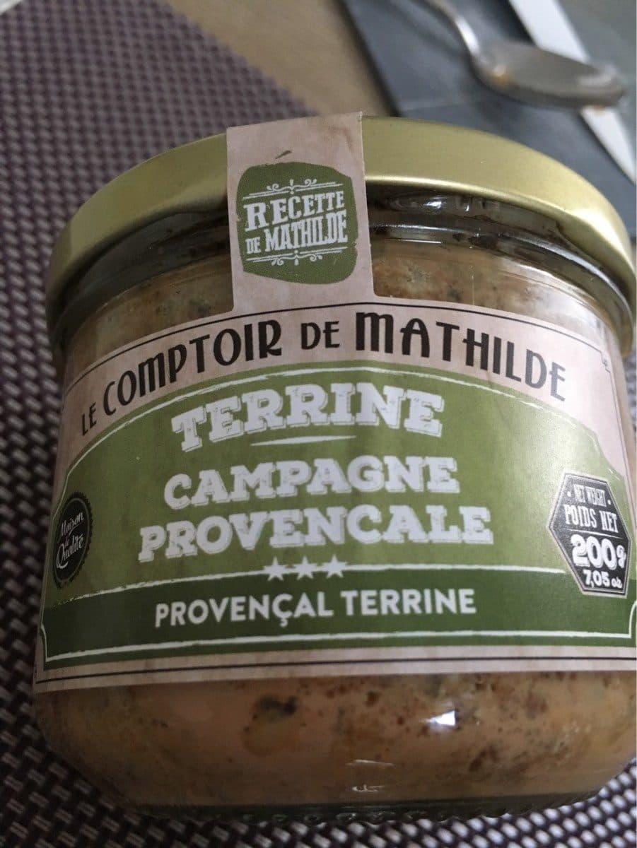 Le Comptoir de Mathilde TERRINE CAMPAGNE PROVENCALE packshot