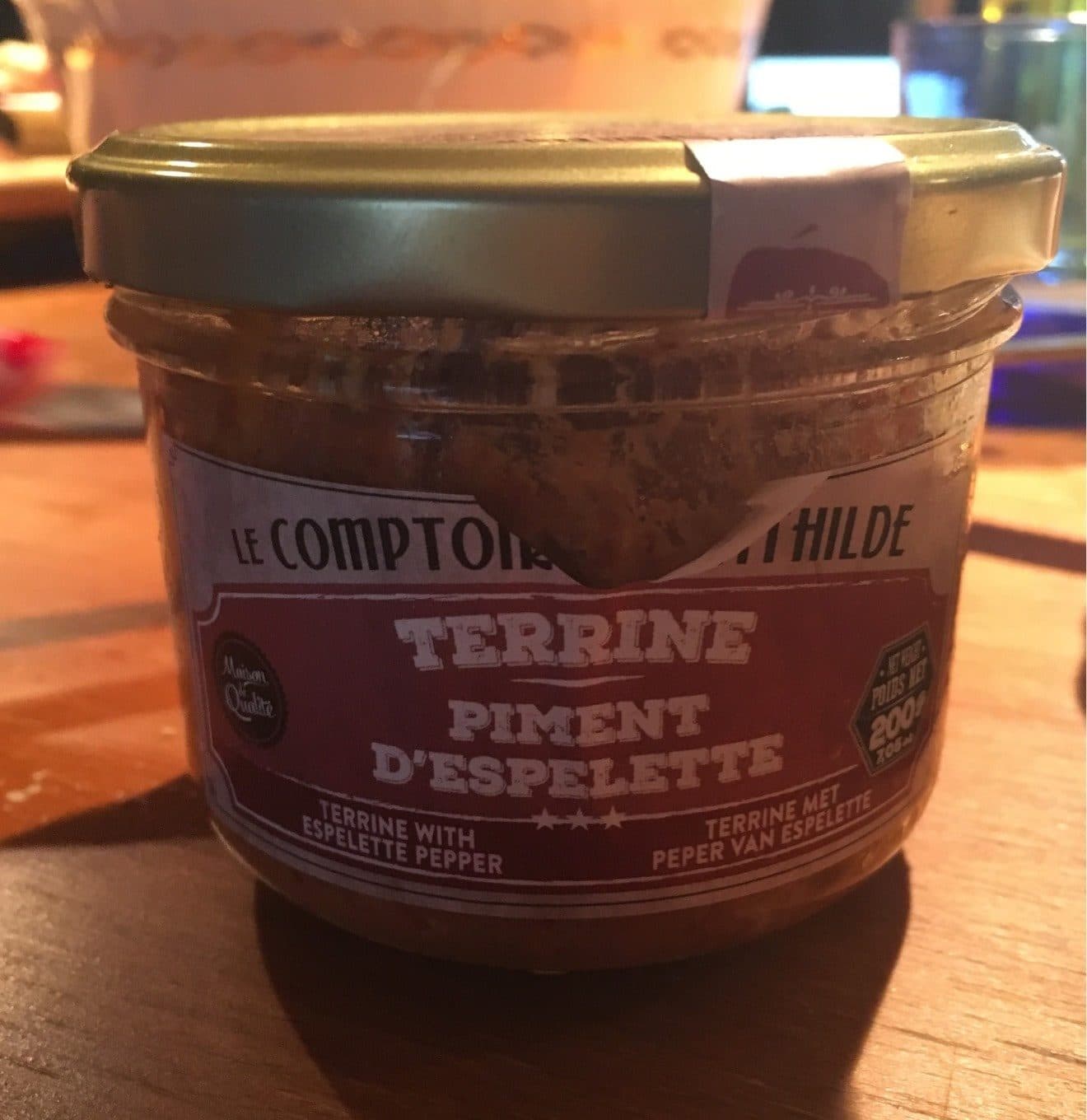 Le Comptoir De Mathilde Terrine piment d'espelette packshot