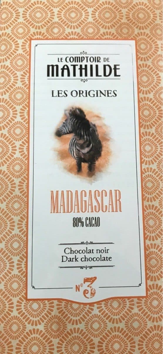 Le Comptoir de Mathilde Chocolat Noir de Madagascar packshot