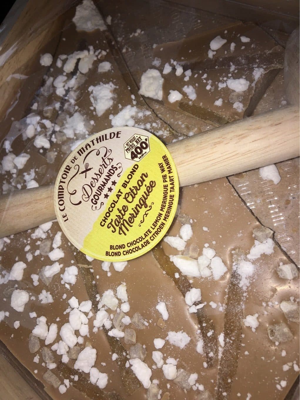 Le Comptoir de Mathilde Chocolat Blond Tarte Citron Meringuée packshot