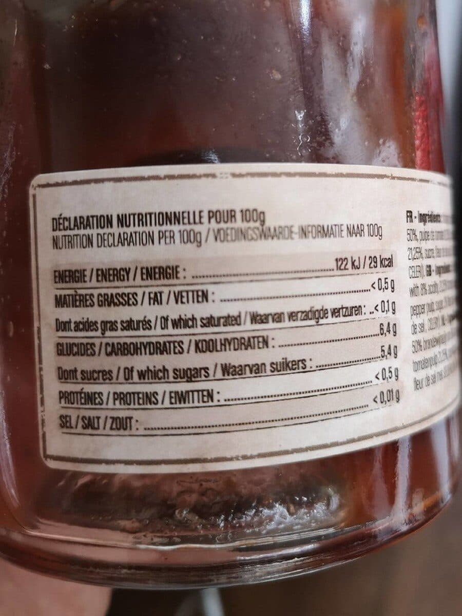 Le Comptoir De Mathilde Vinaigre a la pulpe de tomates poivrons packshot