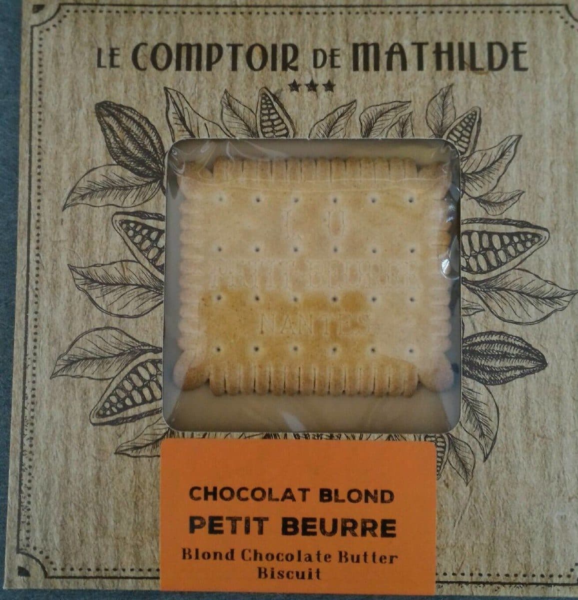 Le Comptoir de Mathilde Chocolat Blond Petit beurre packshot