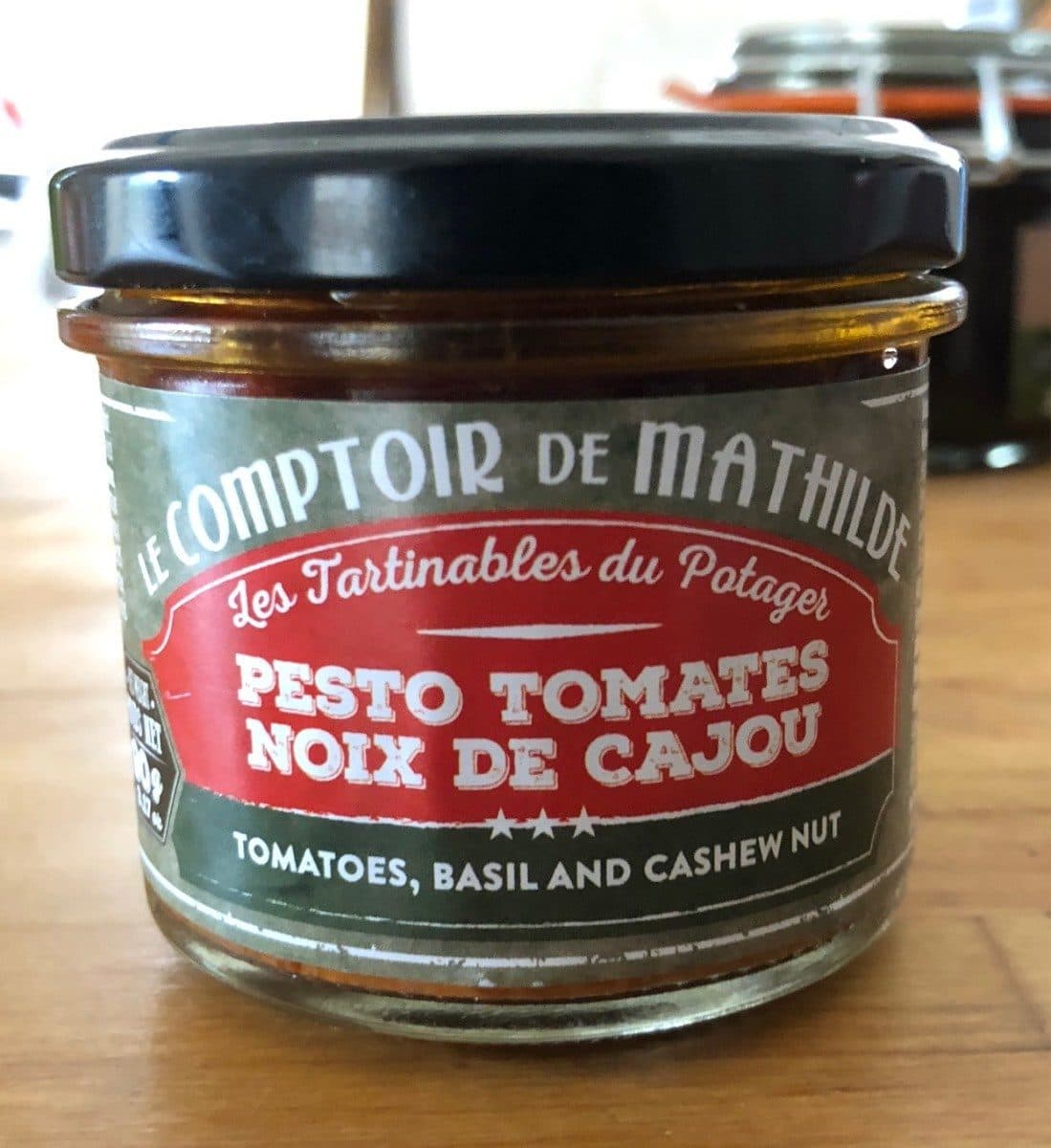 Le Comptoir de Mathilde Pesto tomate noix de cajou packshot