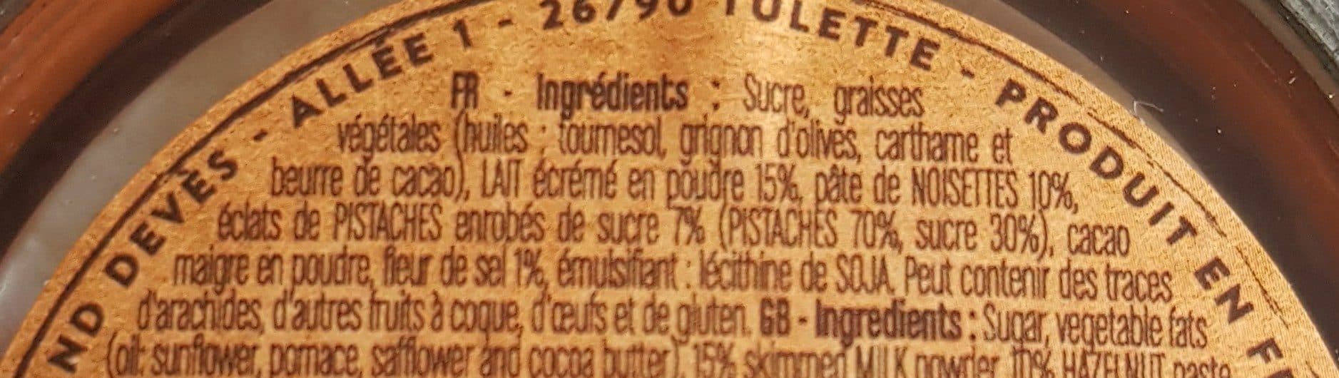Le comptoir de mathilde Pâte à tartiner croustillante packshot