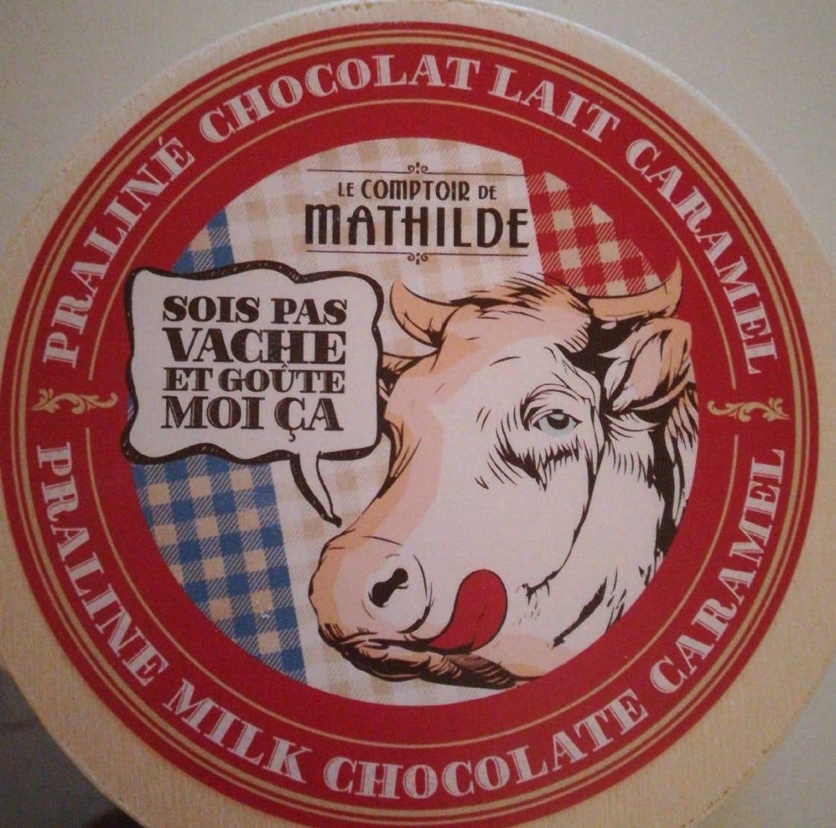 Le Comptoir de Mathilde Praliné chocolat lait caramel packshot