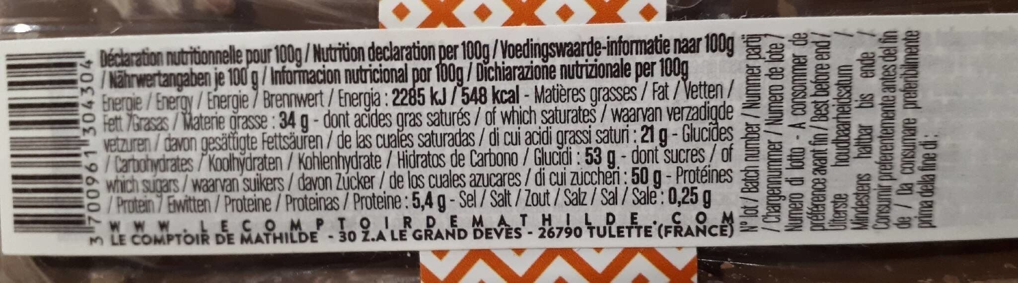 Le Comptoir de Mathilde TCHOC packshot